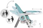 Ricokids, Belo, krzesełko do karmienia z zabawkami, turkusowe