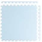 Ricokids, mata piankowa, puzzle, niebiesko-biała, 4 elementy, 60-60 cm