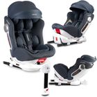 Ricokids, Stigo, fotelik samochodowy z daszkiem, obrotowy 360°, 0-36 kg, granatowy