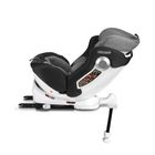 Ricokids, Stigo, fotelik samochodowy z daszkiem, obrotowy 360°, 0-36 kg, szary