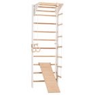 Rinagym, drewniana drabinka gimnastyczna, Kombi 3, biały