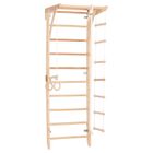 Rinagym, drewniana drabinka gimnastyczna, naturalny