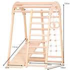 Rinagym, trójkąt gimnastyczny wspinaczkowy, naturalny