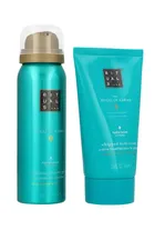 Rituals, The Ritual Of Karma Foaming, zestaw: pianka pod prysznic, 50 ml + krem do ciała, 70 ml