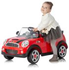 RollPlay, Mini Cooper S, 6V, czerwony, samochód elektryczny
