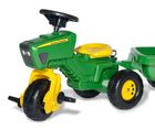 Rolly Toys, Rolly Kid, John Deere, traktor 3-kołowy z przyczepą, 052769