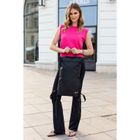 Rovicky, plecak-worek, z materiału syntetycznego, czarny