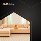 Ruhhy, pokrowiec na kanapę, beżowy, 190-230 cm