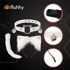 Ruhhy, strój kota, biały, 3 elementy