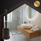 Ruhhy, szczotka silikonowa, do łazienki, czarna, 25882