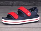 Sandały dziecięce, granatowe, Crocs Crocband Cruiser
