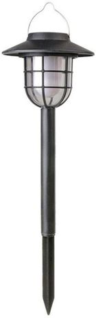 Saska Garden, lampa solarna, 6 LED, efekt płomienia