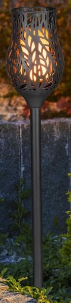 Saska Garden, pochodnia solarna, 12 LED, 53 cm
