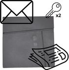 Saska Garden, skrzynka na listy, 37-37-105 cm