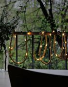 Saska Garden, sznur jutowy z lampami solar, 60 led, 4.5 m