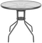 Saska Garden, zestaw mebli ogrodowych, ciemny szary