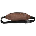 Saszetka na biodro, nerka, brązowa, Loren