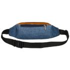 Saszetka na biodro, nerka, niebiesko-brązowa, Loren