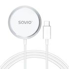 Savio, ładowarka indukcyjna, 15W, 1M, LA-11