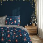 Scandic, Radosne Elfy, 3-częściowy komplet pościeli, bawełna, 160-200 cm