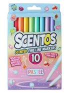 Scentos, pachnące flamastry, pastelowe, 10 kolorów