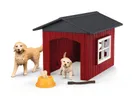 Schleich, Farm World, Buda dla psa z Golden Retrieverem, zestaw, 42722