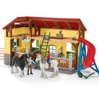 Schleich, Farm World, Końska stajnia, zestaw, 42485