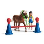 Schleich, Farm World, Trening zręcznościowy dla kuców, zestaw, 42481