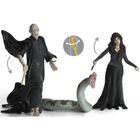 Schleich, Harry Potter, Lord Voldemort, Nagini i Bellatriks Lestrange, figurki, 42684