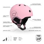 Scoot & Ride, kask narciarski, rose, rozmiar 45-51 cm