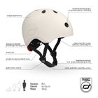 Scoot & Ride, kask ochronny, Ash, rozmiar 55-59 cm