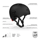Scoot & Ride, kask ochronny, black, rozmiar 45-51 cm