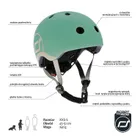 Scoot & Ride, kask ochronny, Forest, rozmiar 45-51 cm