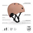 Scoot & Ride, kask ochronny, Mocha, rozmiar 51-55 cm