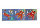 Scratch, książka podróżna, puzzle magnetyczne, Rakieta i kosmos, 2 obrazki, 20 elementów