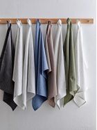 Södahl, zestaw ręczników kuchennych, 2 szt., Line, 50-70 cm, taupe, white