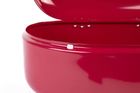 Secret de Gourmet, metalowy chlebak, retro, czerwony, 40-25-17 cm