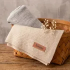 Sensillo, Bamboo, koc z z wiskozy bambusowej, beige, 80-100 cm