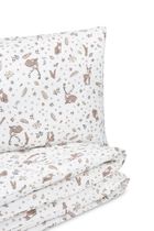 Sensillo, Forest, 2-częściowy komplet pościeli bawełnianej, beige, 100-135 cm