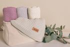 Sensillo, Grido, koc z wiskozy bambusowej i bawełny, lavender, 80-100 cm