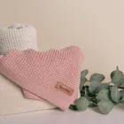 Sensillo, koc z wełny merino, light beige, 90-75 cm