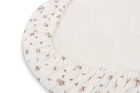 Sensillo, Rose, prześcieradło do wózka bawełna, beige, 35-75 cm