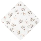 Sensillo, rożek niemowlęcy, flying teddy beige, 75-75 cm