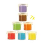 SES Creative, Dinozaury, megazestaw: ciastolina, 7-90g + foremki, 7 szt.