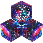 Shashibo, kostka magnetyczna, łamigłówka, Disco Plaid