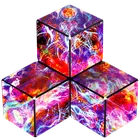 Shashibo, kostka magnetyczna, łamigłówka, Fire Goddness