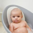 Shnuggle, Baby, wanienka dla niemowlaka z odpływem, slate grey