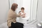 Shnuggle, Toddler, wanienka dla dziecka, ciemnoszara