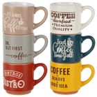 Siaki Collection, kubki do espresso, ceramiczne, 110 ml, 6 szt.