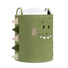 Sipo, kosz na zabawki XXL, wersja premium, zamykany na ściągacz, Dino